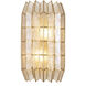 Fractal 2 Light 8.5 inch Oxidized Gold Leaf Wall Sconce Wall Light