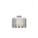Palisade 3 Light 15 inch Tarnished Silver Semi Flush Mount Ceiling Light