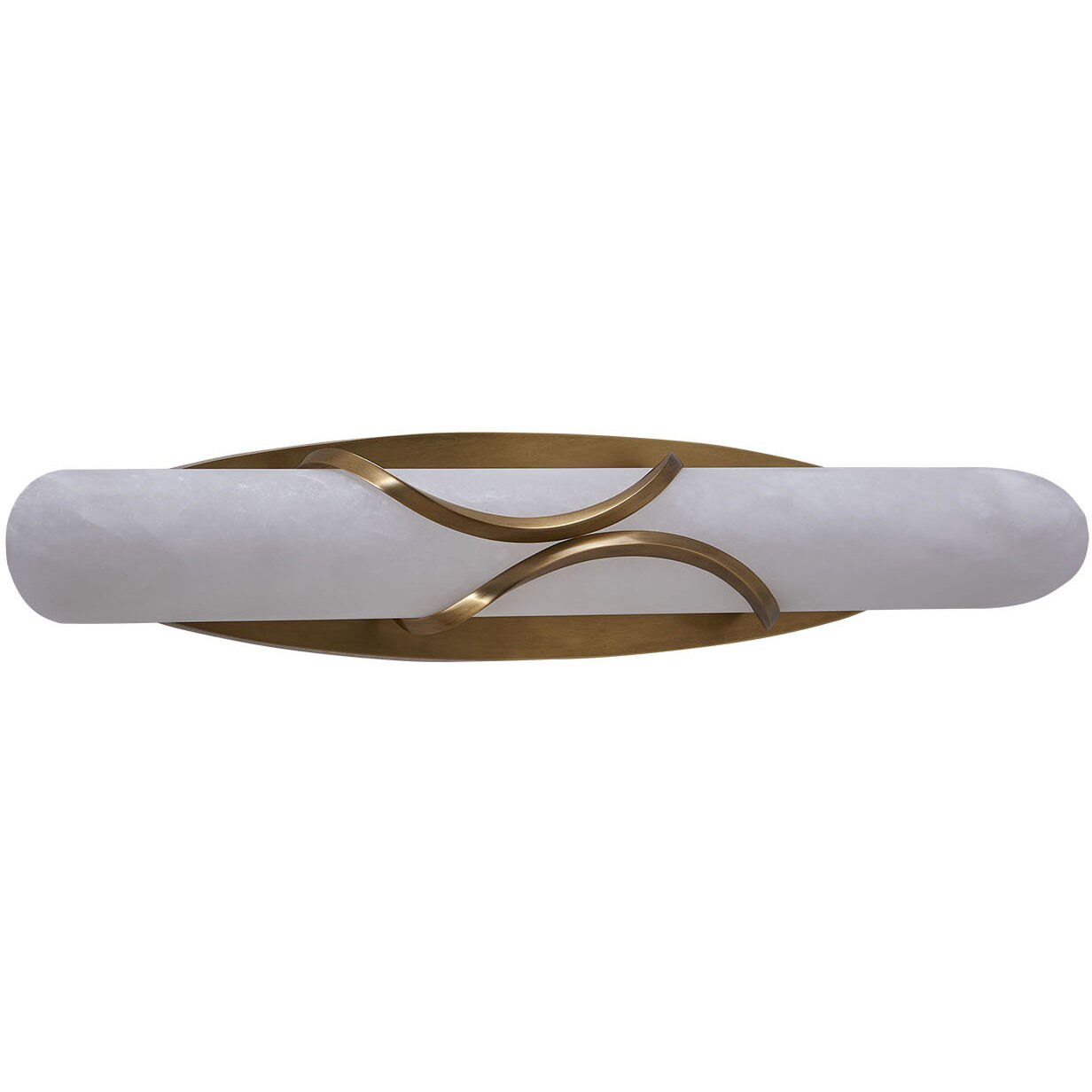 Gypsum Wall Sconce Wall Light in True Brass