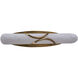 Gypsum Wall Sconce Wall Light in True Brass