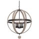 Harper 6 Light 25 inch Florence Gold Pendant Ceiling Light