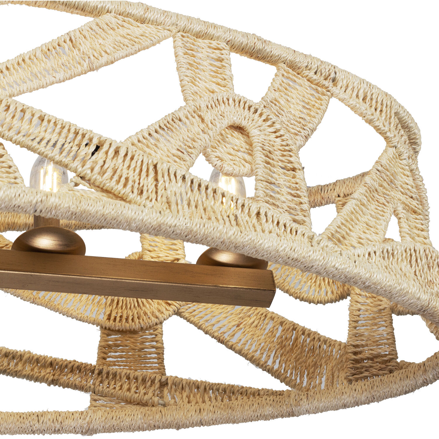 Soga Island Light Ceiling Light in Modern Gold And White