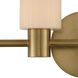 Harlowe LED 26 inch Winter Brass Bath Vanity Light Wall Light