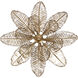Fern 14 Light 36 inch Modern Gold Chandelier Ceiling Light