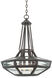 Pompano 6 Light 30 inch Heirloom Bronze Pendant Ceiling Light