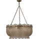 Camellia 6 Light 28 inch Winter Brass Pendant Ceiling Light