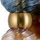 Azul Wall Sconce Wall Light in Aged Gold
