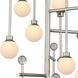 Mercer LED 16 inch Polished Nickel Foyer Pendant Ceiling Light