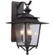 Kalco Saddlebrook 3 Light 25 inch Aged Iron Outdoor Wall Sconce 404122AI - Open Box