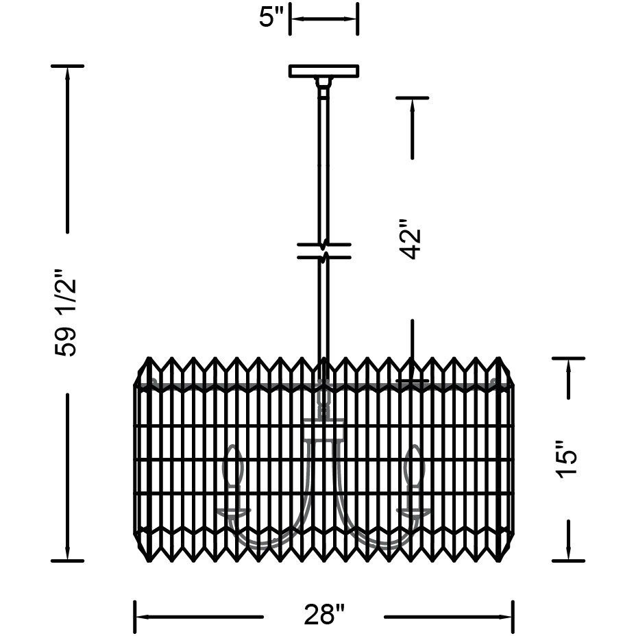 Fractal 8 Light 28 inch Oxidized Gold Leaf Chandelier Ceiling Light