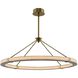 Lavo LED 39 inch Winter Brass Pendant Ceiling Light