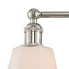 Greenwich 3 Light 20 inch Polished Nickel Bath Vanity Light Wall Light