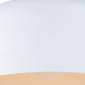 Gabardine 1 Light 18 inch Matte White Pendant Ceiling Light