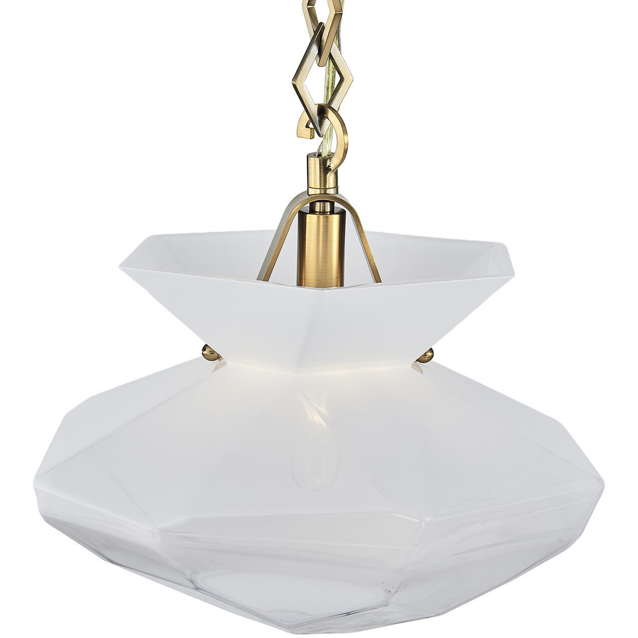 Bolsa 1 Light 12 inch Winter Brass Pendant Ceiling Light