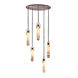 Flint Additions 24 inch Winter Brass Pendant Ceiling Light