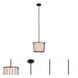 Pacifica 1 Light 13 inch Bronze Mini Pendant Ceiling Light
