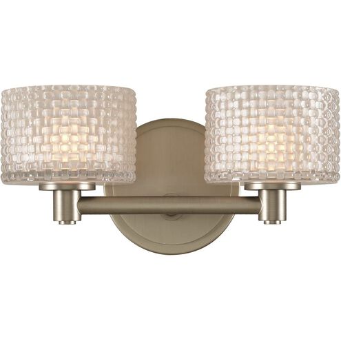 Willow 2 Light 12.00 inch Bathroom Vanity Light