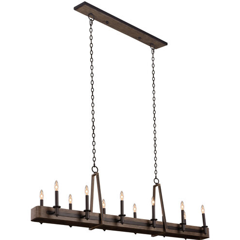 Kalco 508962SZ Duluth 12 Light 60 inch Satin Bronze Island Light Ceiling Light Kalco 508962SZ Duluth 12 Light 60 inch Satin Bronze Island Light Ceiling Light
