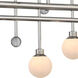 Mercer Island Linear Ceiling Light in Polished Nickel