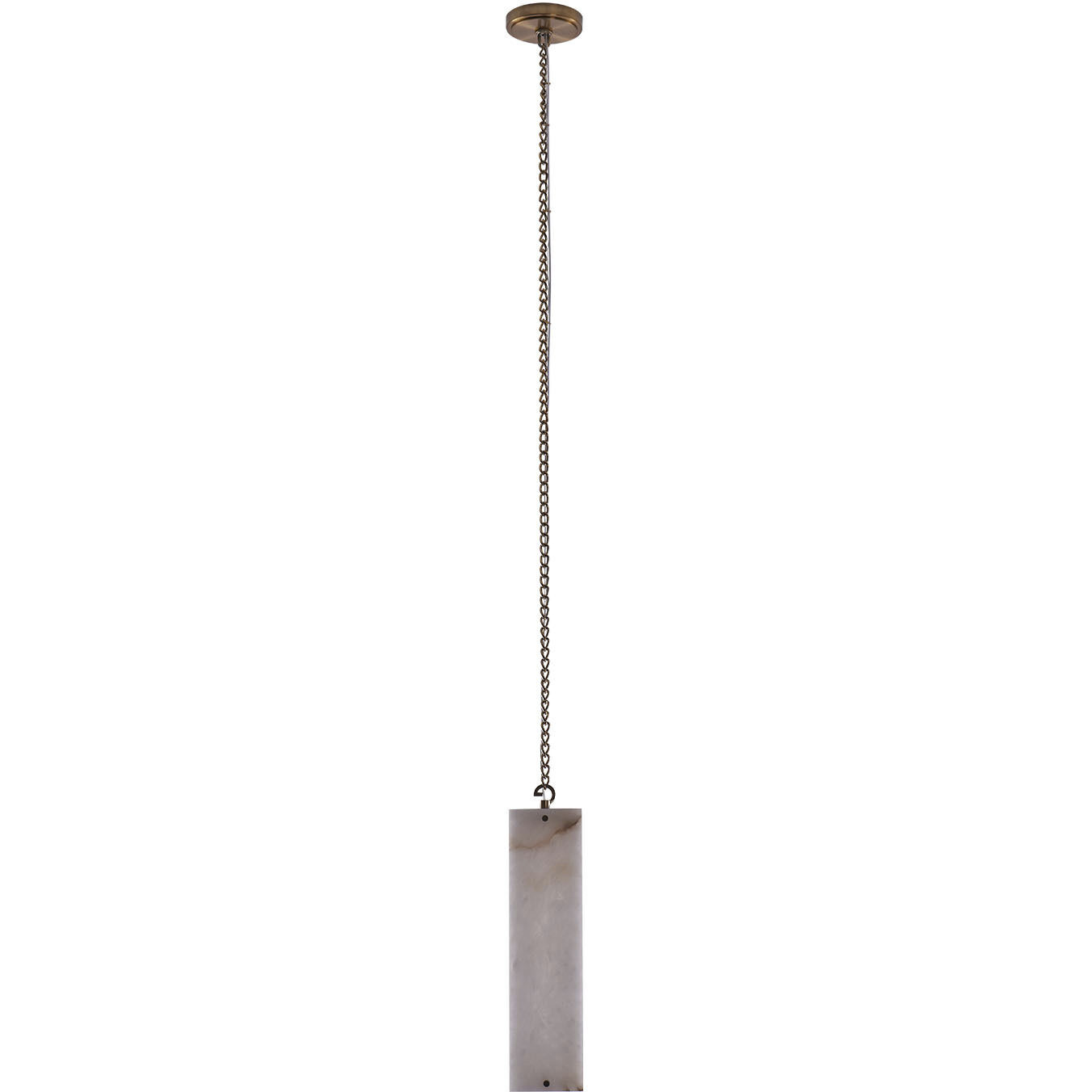 Vertical 5 inch Winter Brass Pendant Ceiling Light