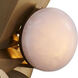 Blush 9 inch Winter Brass Wall Sconce Wall Light