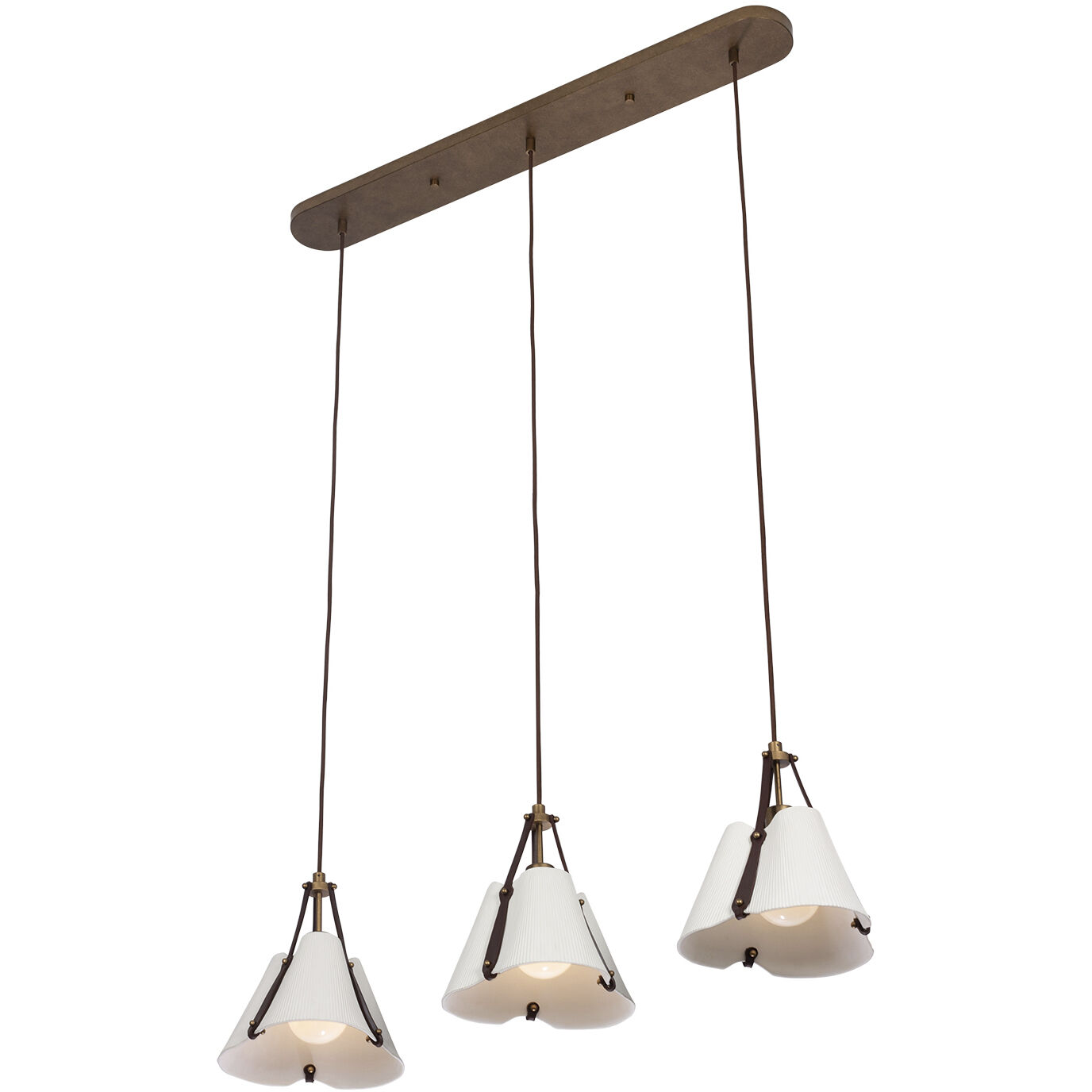 Embrace Island Light Ceiling Light in Pearlized Antique Brass
