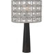 Prado 26 inch 40.00 watt Oxidized Silver Leaf Table Lamp Portable Light
