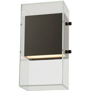 Aria LED 10 inch Matte Black Outdoor Wall Sconce