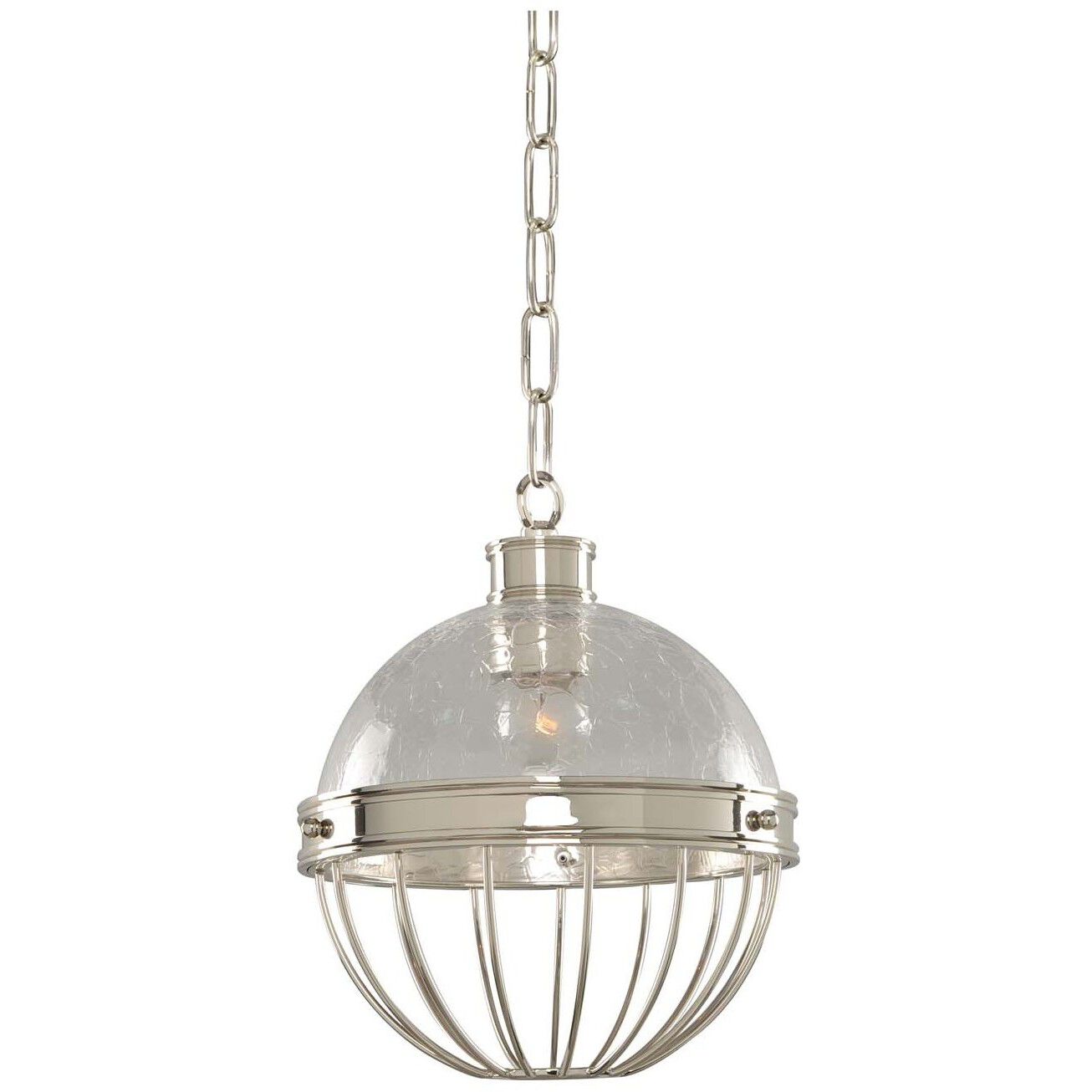 Montauk 1 Light 9 inch Polished Nickel Pendant Ceiling Light