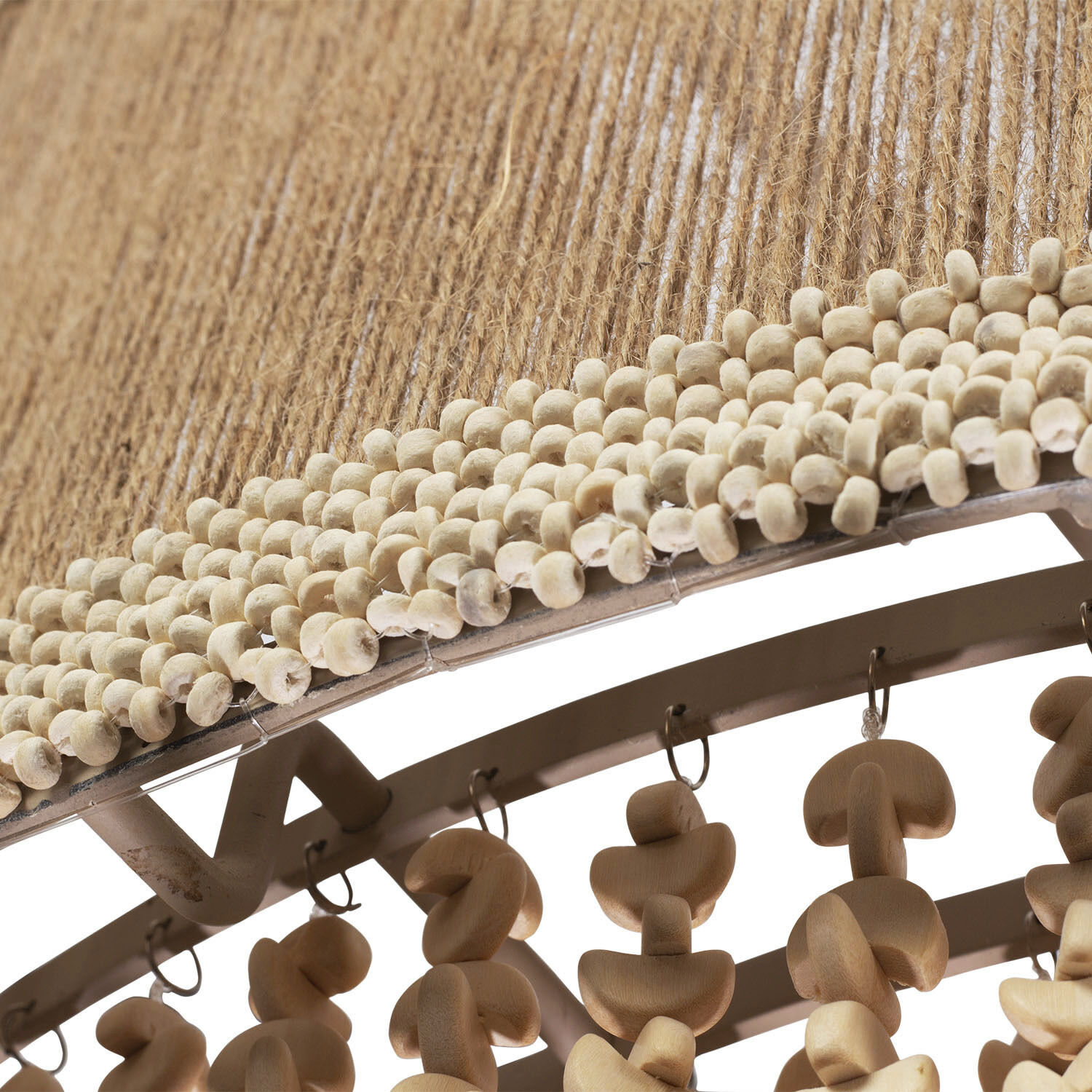 Naturale 6 Light 28 inch Jute Pendant Ceiling Light