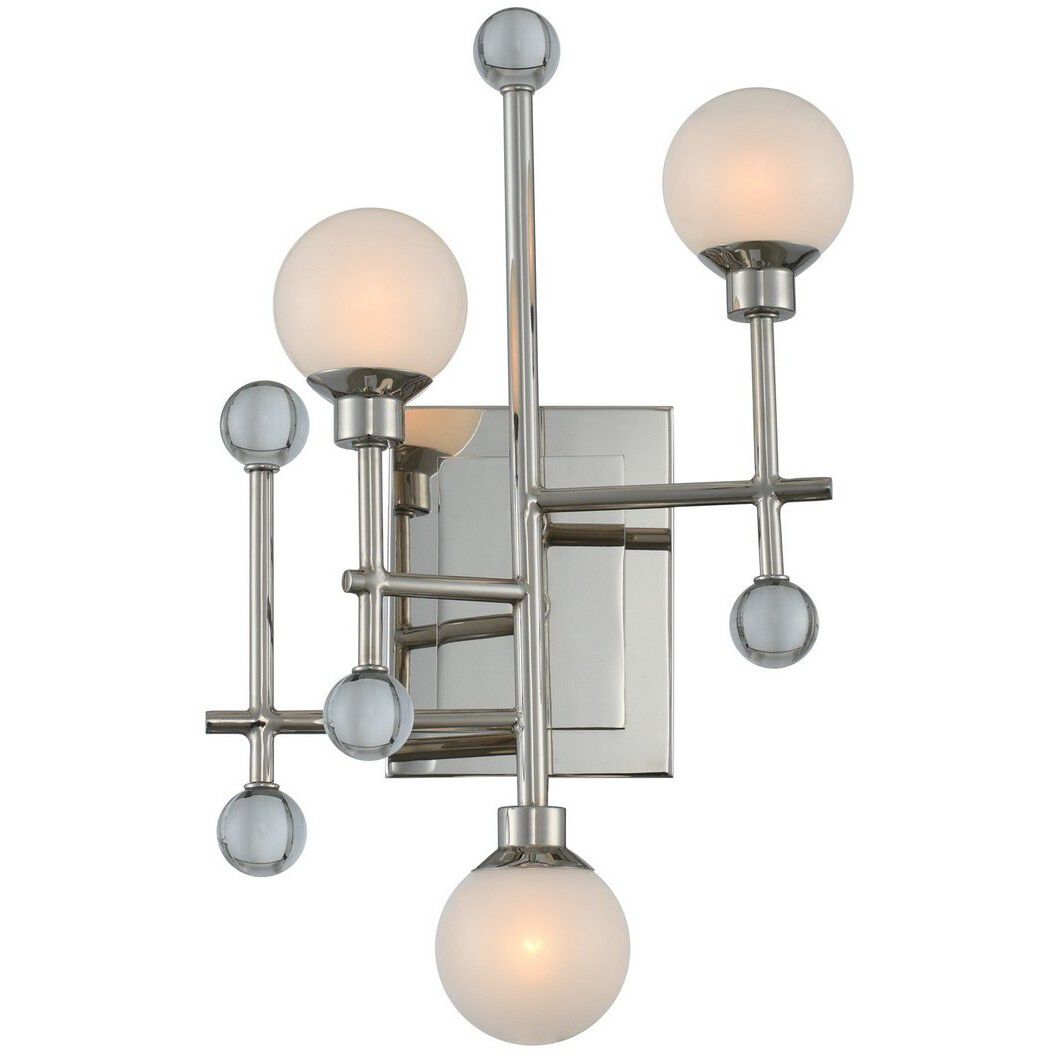 Mercer Wall Sconce Wall Light in Polished Nickel