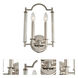 Provence Wall Sconce Wall Light in Polished Nickel