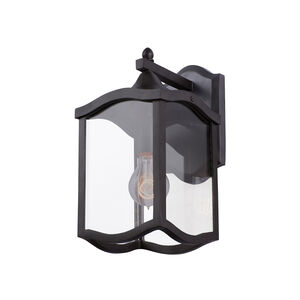 Lakewood Outdoor 1 Light 7 inch Aged Iron Wall Sconce Wall Light