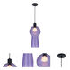 Cores 1 Light 9 inch Matte Black Pendant Ceiling Light