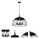 Ludlow 5 Light 24 inch Natural Iron Pendant Ceiling Light