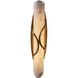 Gypsum Wall Sconce Wall Light in True Brass