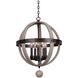 Harper 5 Light 19 inch Florence Gold Pendant Ceiling Light