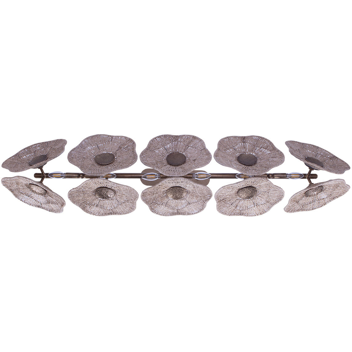 Poppy Island Light Ceiling Light in Pearlized Antique Brass