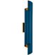Piaga 2 Light 4 inch Matte Blue and Polished Brass Wall Sconce Wall Light