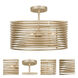 Emery 3 Light 16 inch Modern Gold Convertible Pendant Ceiling Light