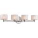 Willow LED 26 inch Chrome Bath Vanity Light Wall Light