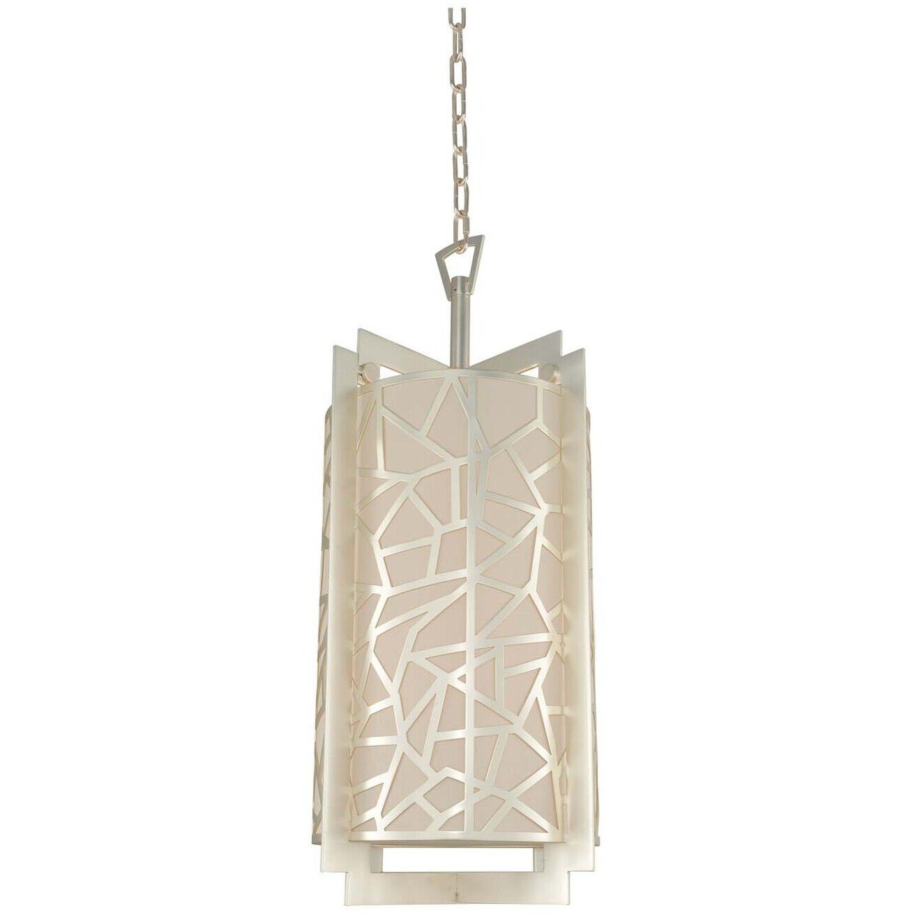 Miramar 8 Light 16 inch Rose Silver Foyer Light Ceiling Light