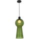 Cores 1 Light 9 inch Matte Black Pendant Ceiling Light