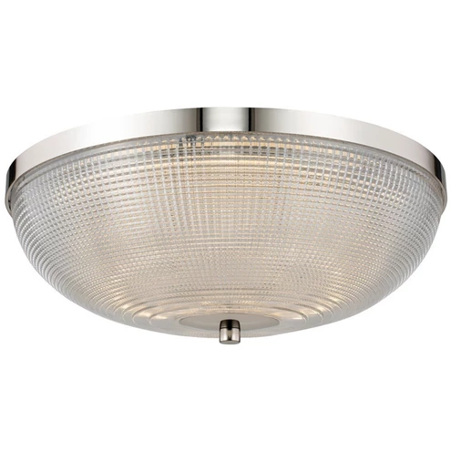 Portland Led Lighting Kalco 512142PN Portland LED 16 inch Polished Nickel Flush Mount Ceiling ...