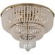 Esperanza 5 Light 18 inch Brushed Champagne Gold Flush Mount Ceiling Light