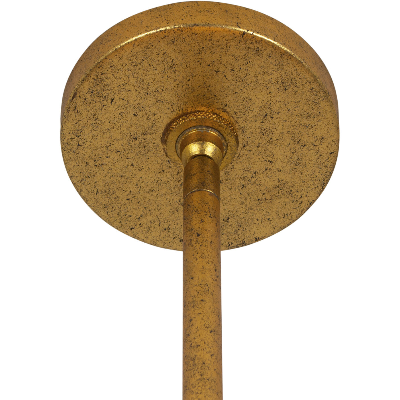 Fractal 8 Light 28 inch Oxidized Gold Leaf Chandelier Ceiling Light