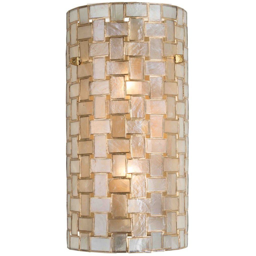 Roxy Wall Sconce Wall Light in Oxidized Gold Leaf