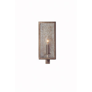 Camilla 1 Light 6 inch Rustic Silver Leaf Wall Sconce Wall Light