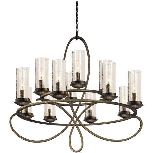 Grayson 12 Light 31.9 inch Heirloom Bronze Chandelier Ceiling Light in Hierloom Bronze