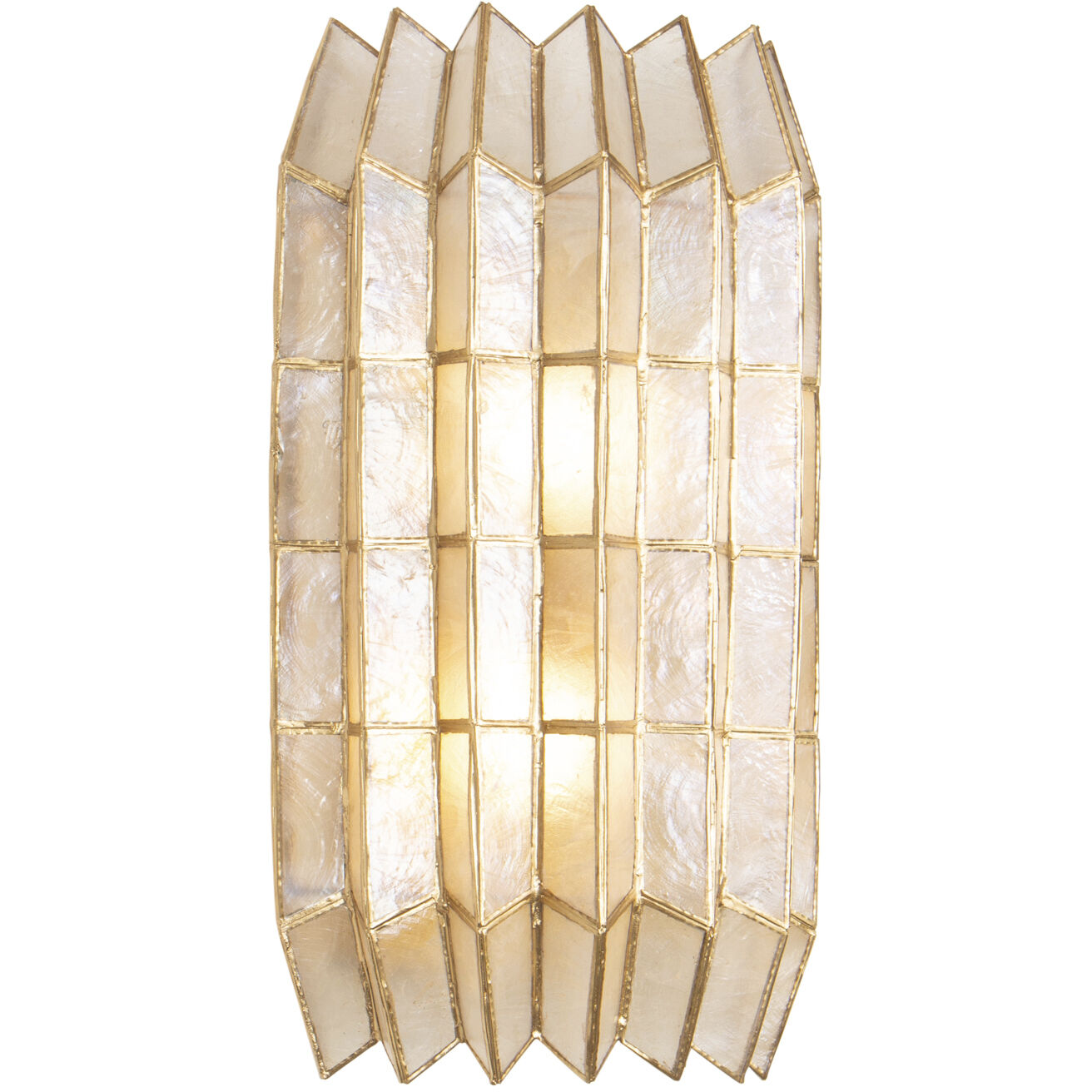Fractal 2 Light 8.5 inch Oxidized Gold Leaf Wall Sconce Wall Light